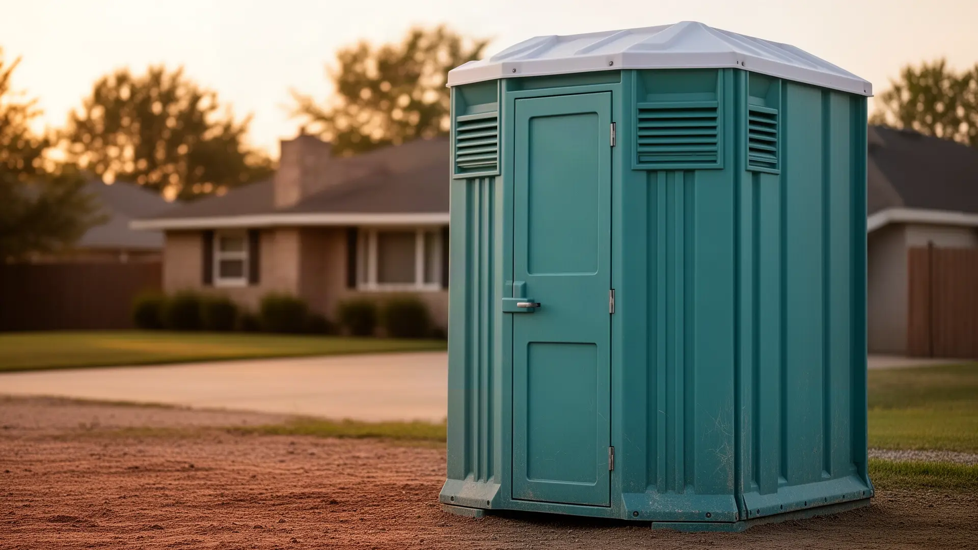 Clean porta potty unit from Rich & Vic's Porta Potties in Seattle, WA